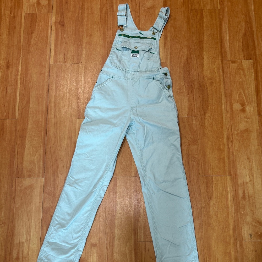 Liberty Duck Bib Overalls in Frosted Sage